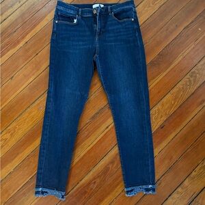 LOFT Dark Blue Ankle Jeans